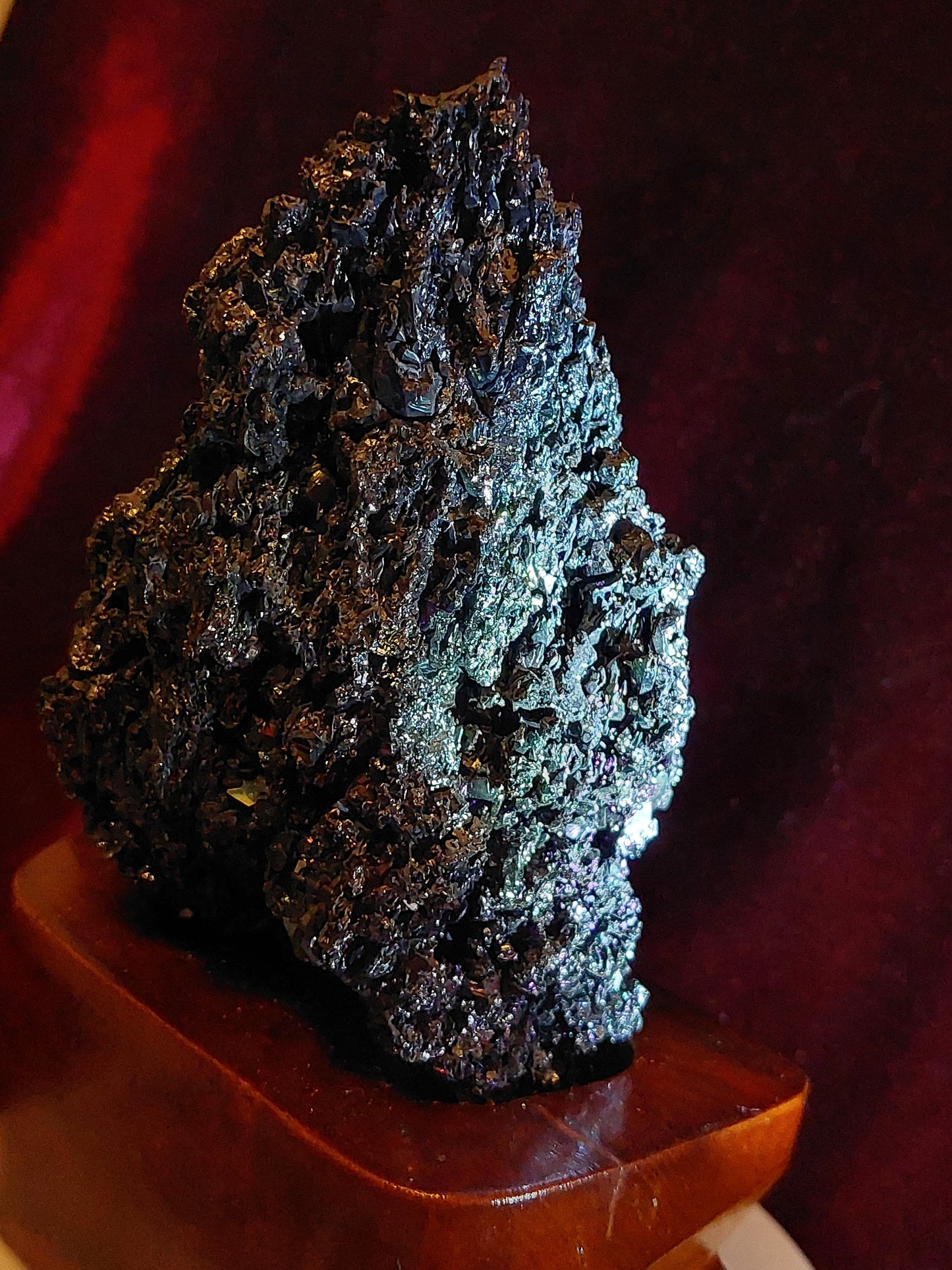 天然カラフルな鉱山は、それを購入し、固体木製の座席を取得!