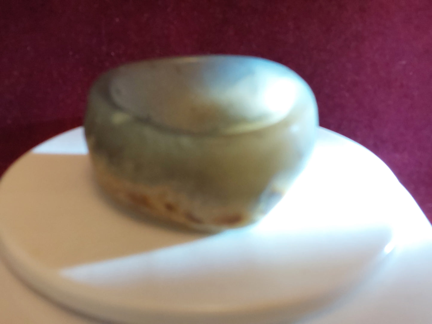 raw stone agate bowl
