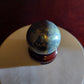Chalcopyrite crystal ball (1 wooden seat free)