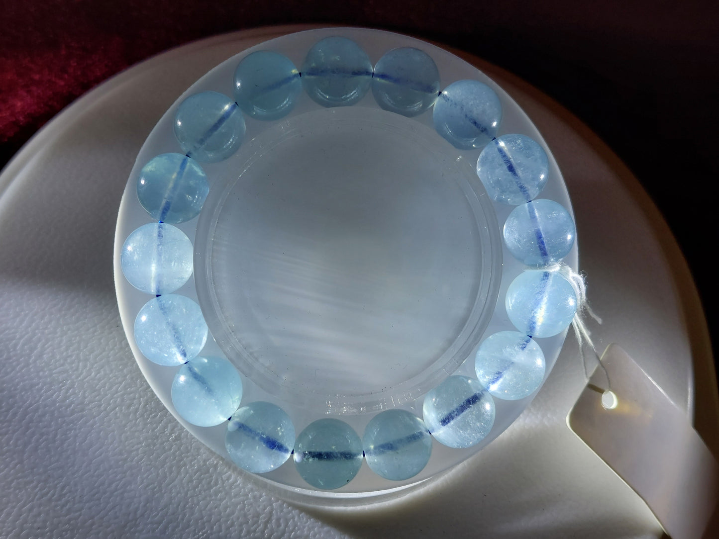 Natural Aquamarine Bracelet (Natural Sea Blue Treasure)