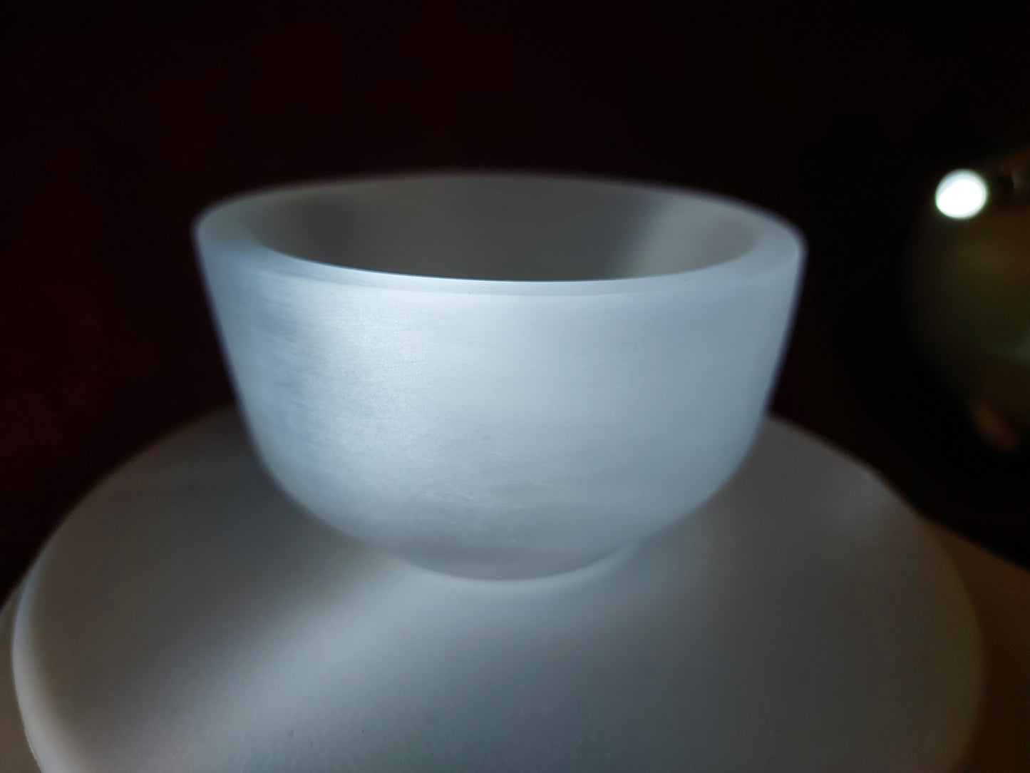 First-class natural Moroccan permeable plaster bowl for purification and demagnetization