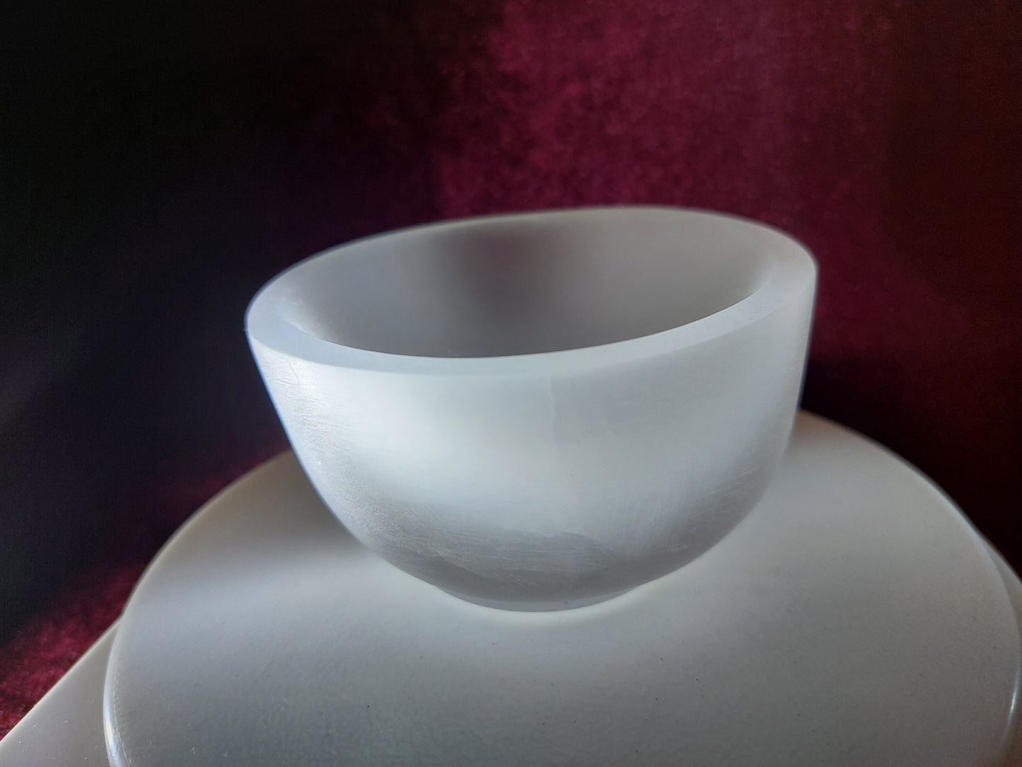 First-class natural Moroccan permeable plaster bowl for purification and demagnetization