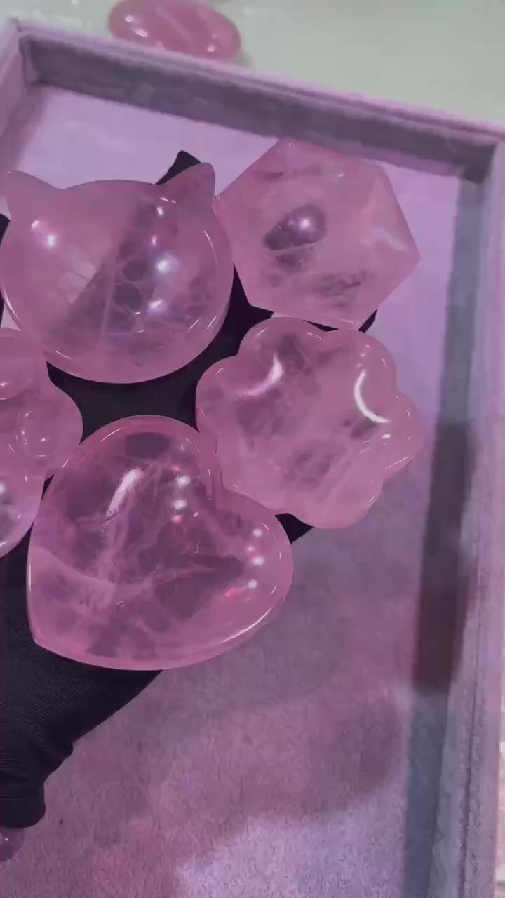 新入荷商品!!!!! 高品質ローズクォーツボウル幅6cm1個 2200円/個