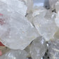 natural white crystal gemstone